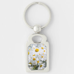 Daisy flowers key ring