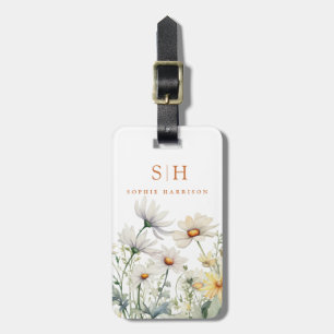 Daisy Flowers Luggage Tags