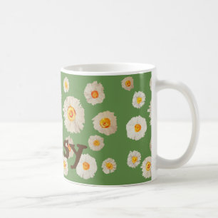 Daisy flowers personalised Mug