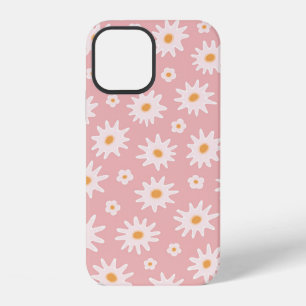 Daisy flowers seamless pattern. Floral backgrounda iPhone 12 Case