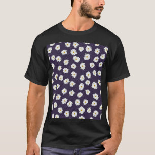 Daisy flowers: small, seamless pattern. T-Shirt