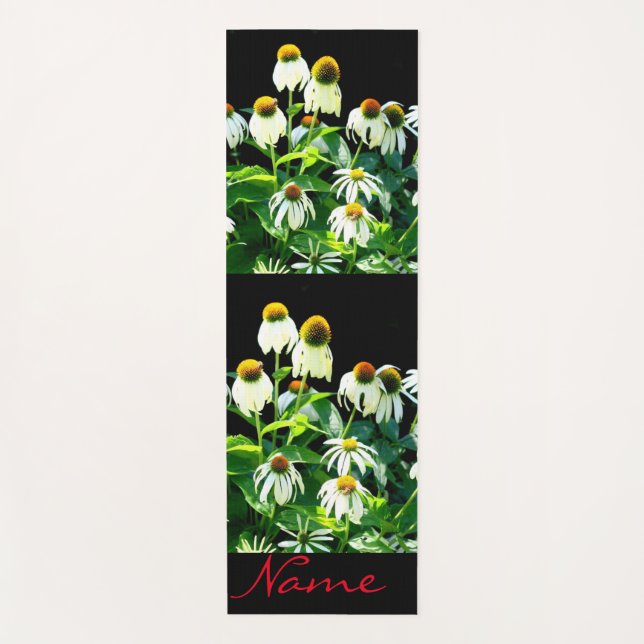 Daisy flowers  Thunder_Cove Yoga Mat (Front)