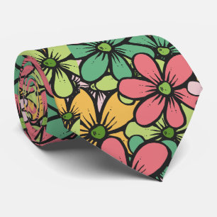 Daisy Flowers Tie