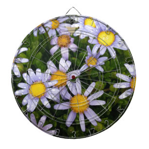 Daisy Flowers, White Yellow Flower, Nature Daisies Dartboard
