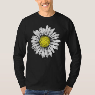 Daisy Flowerwildflowerbohofloral Birth Month Flowe T-Shirt
