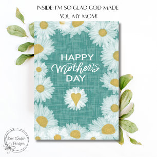 Daisy Frame Happy Mother's Day  Card