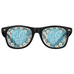 Daisy Garden Adult Birthday Presents Mother Blue Retro Sunglasses