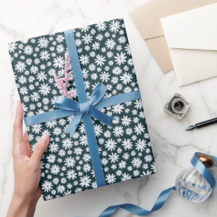 Daisy gift wrapping paper