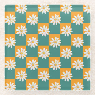 Daisy Glass Coaster