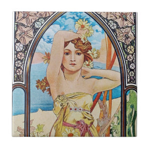 Daisy Goddess Tile