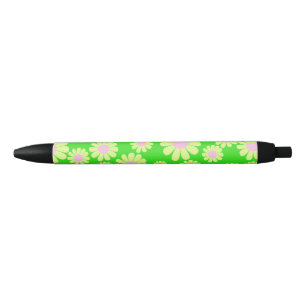 Daisy Green Black Ink Pen