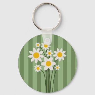 DAISY GREEN - Botanical Key Ring Mother's Day
