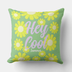 Daisy Green Cushion