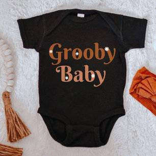 Daisy Groovy Baby 70s Retro Vibes Bodysuit