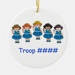 Daisy Group Ceramic Tree Decoration