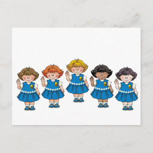 Daisy Group Postcard