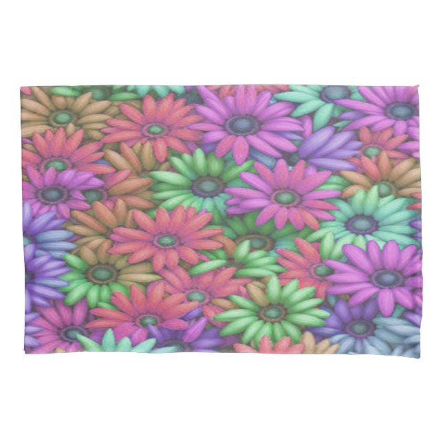 Daisy Happy #4115 - Pillowcase (Front-Left)