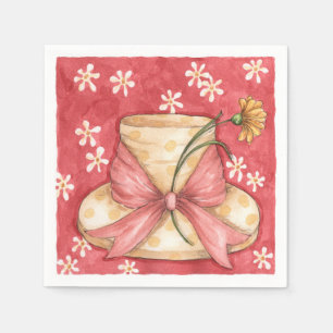 Daisy Hat - Paper Napkins