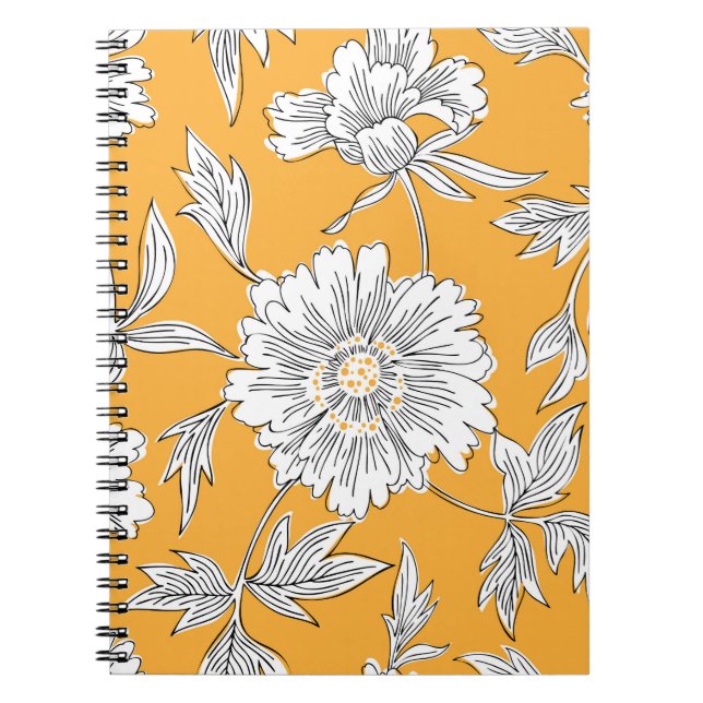 Daisy Heads: Summer Floral Line. Notebook (Front)