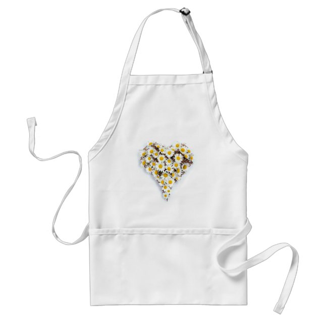 Daisy heart standard apron (Front)