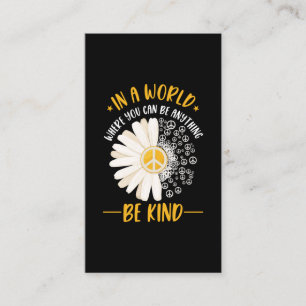 Daisy Hippie Beautiful Flower Gardener Business Card