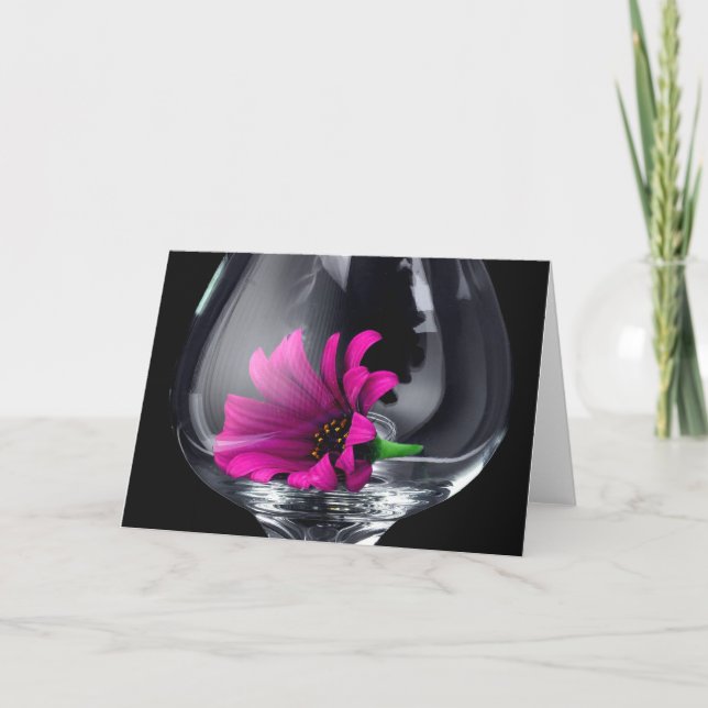 Daisy in a Glass BLANK CARD (Front)