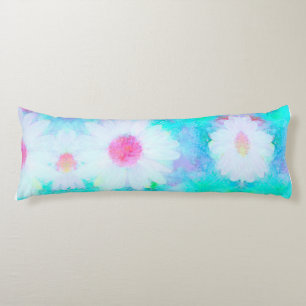 Daisy in pastel daisy in soft colours photo body cushion