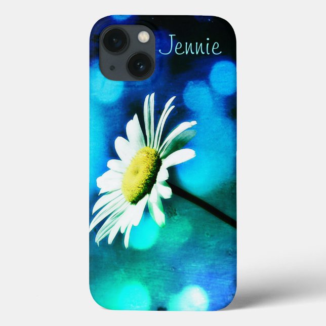 Daisy in Turquoise iPad Mini Retina Case (Back)