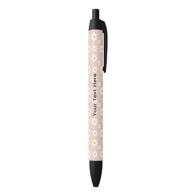 Daisy Ink Pens with Smile Faces (Bottom (Vertical))