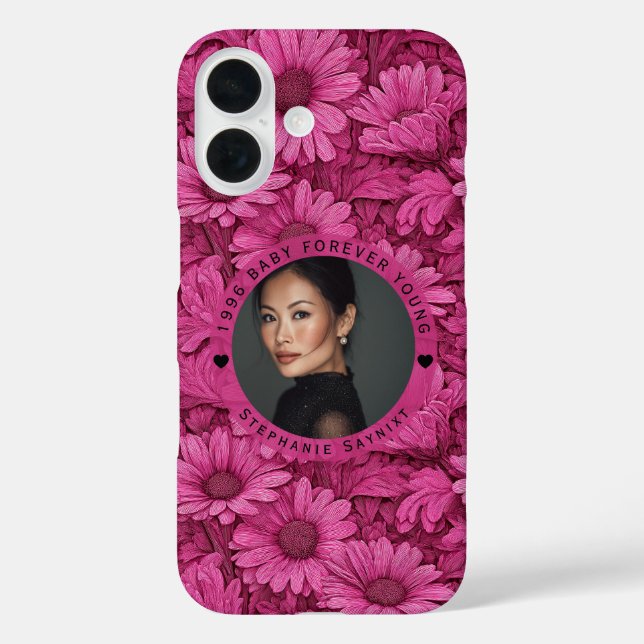 Daisy Inspired 18Th Birthday Modern Case-Mate iPhone Case (Back)