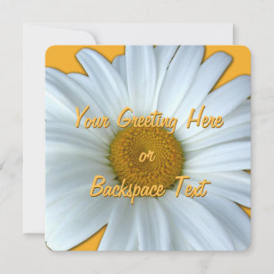 Daisy Invitations Personalised Daisy RSVP Card