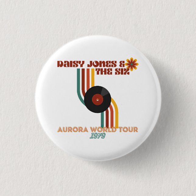 Daisy Jones The Six  3 Cm Round Badge (Front)