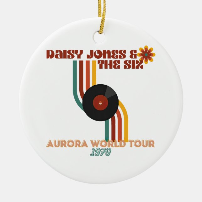 Daisy Jones The Six  Ceramic Ornament (Front)