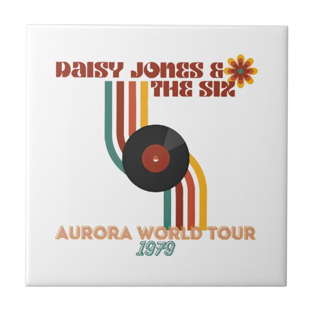 Daisy Jones The Six  Ceramic Tile (Front)