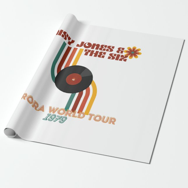 Daisy Jones The Six  Wrapping Paper (Unrolled)
