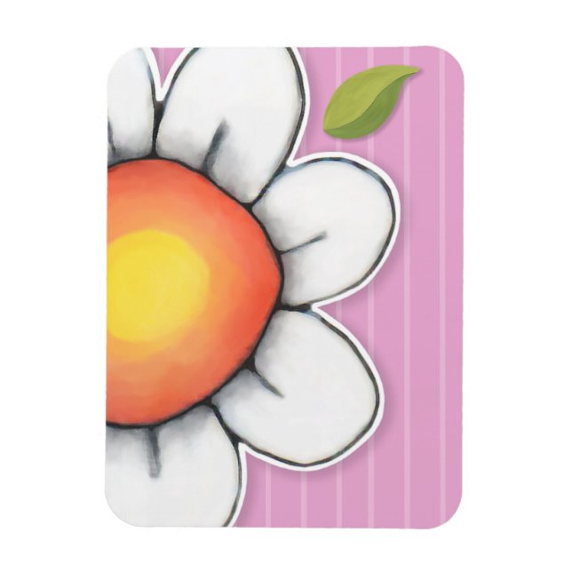 Daisy Joy pink Premium Magnet (Vertical)