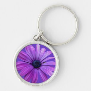 Daisy Key Chains Beautiful Blue Flower Daisy Gifts