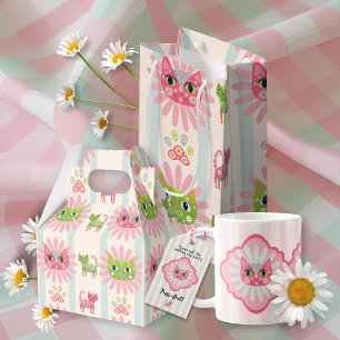 Daisy Kitty Face Purr-fect Birthday Small Gift Bag