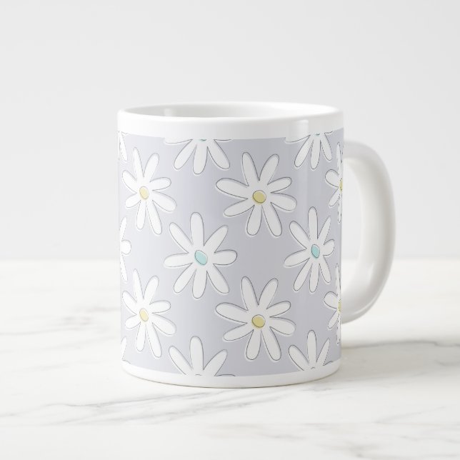 Daisy Large Coffee Mug (Front Right)