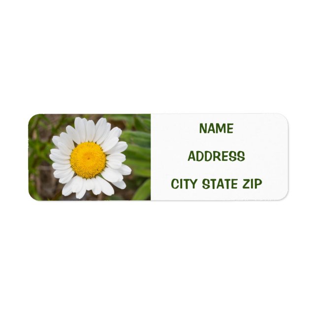 **DAISY LOVER'S** ADDRESS LABEL RETURN ADDRESS LABEL (Front)