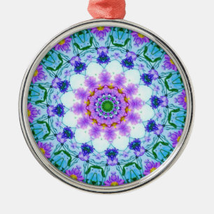 Daisy Mandala Metal Tree Decoration