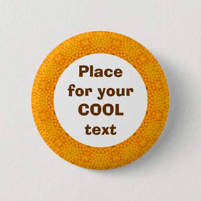 Daisy Mandala Template 09 6 Cm Round Badge (Front)