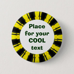 Daisy Mandala Template 31 6 Cm Round Badge