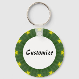 Daisy Mandala Template 41 Key Ring
