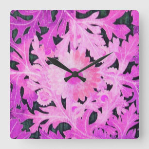 DAISY / MARGUERITE / MARGHERITA SQUARE WALL CLOCK