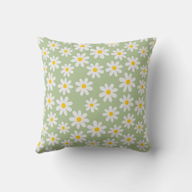 Daisy Meadow Cushion (Back)