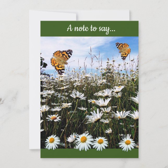 Daisy Meadow Custom Text  Thank You (Front)