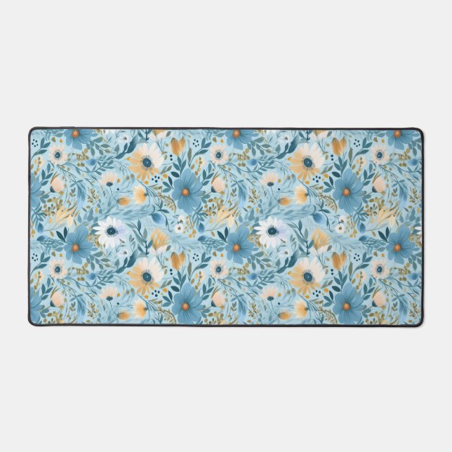 Daisy Meadow Design Desk Mat (Front)