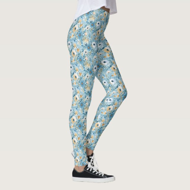 Daisy Meadow Design Leggings (Right)