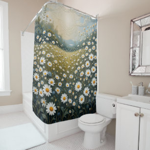 Daisy Meadow Sunrise Shower Curtain